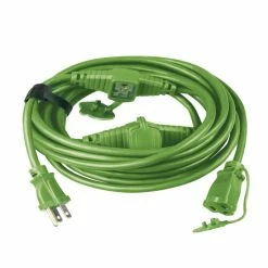 Coupon 🎉 Martha Stewart 25-Foot 14-Gauge Indoor Outdoor Multi-Outlet Extension Cord 🧨