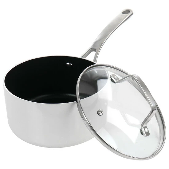 Cheap 😉 Martha Stewart 10 Piece Aluminum Nonstick Cookware Set In White - 10 Piece 🤩 3 Cheap 😉 Martha Stewart 10 Piece Aluminum Nonstick Cookware Set In White - 10 Piece 🤩 - Image 3