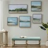 New 🎁 Vista Framed Embellished Canvas Gallery 5 Piece Set By Martha Stewart 👍