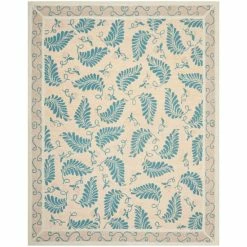 Deals ❤️ Martha Stewart By SAFAVIEH Fern Frolic Wool Rug Plumage Blue 👍 -Martha Stewart Sales unnamed file 1134