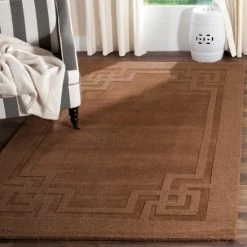 Best reviews of 👏 Martha Stewart By SAFAVIEH Deco Frame Hand-tufted Wool Area Rug Wild Turkey 🌟 -Martha Stewart Sales unnamed file 115