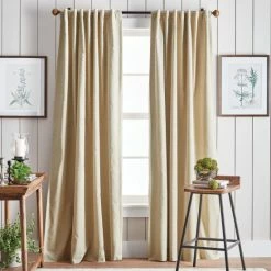 Coupon 🎉 Martha Stewart Lido Linen Back Tab Curtain Panel Pair Grey ❤️ -Martha Stewart Sales unnamed file 1152