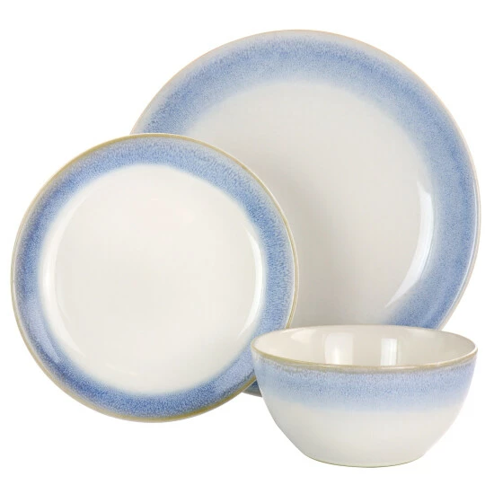 Buy π₯° Martha Stewart 12 Piece Reactive Glaze Rimmed Stoneware Dinnerware Set In Blue - 12 Piece π 2 Buy π₯° Martha Stewart 12 Piece Reactive Glaze Rimmed Stoneware Dinnerware Set In Blue - 12 Piece π - Image 2