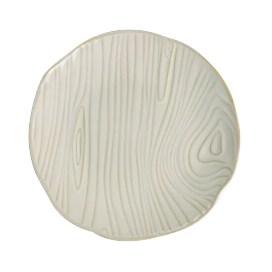 Budget 🎉 Martha Stewart Wood Grain 12pc Stoneware Dinnerware Set In Off-White 👍 4 Budget 🎉 Martha Stewart Wood Grain 12pc Stoneware Dinnerware Set In Off-White 👍 - Image 4