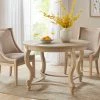 Best Sale 😉 Martha Stewart Elmcrest Natural Dining Table 🤩