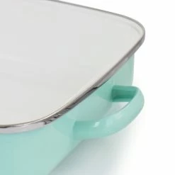 Coupon ⭐ Martha Stewart 18in Enamel On Steel Roasting Pan And Rack In Turquoise ⭐ -Martha Stewart Sales unnamed file 1236