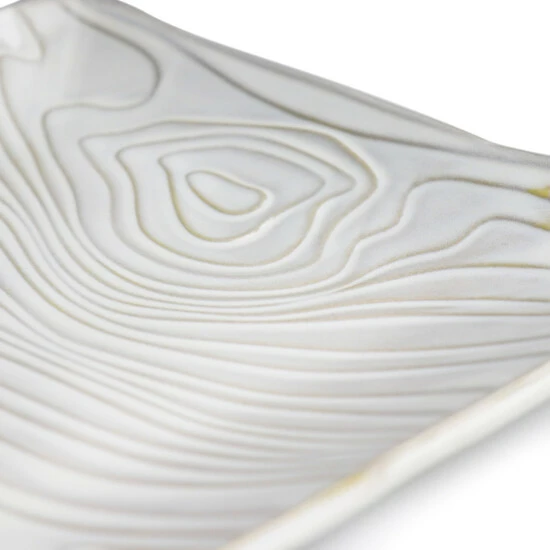 Best Pirce ๐ Martha Stewart 14in Stoneware Wood Pattern Serving Plate ๐ 4 Best Pirce ๐ Martha Stewart 14in Stoneware Wood Pattern Serving Plate ๐ - Image 4