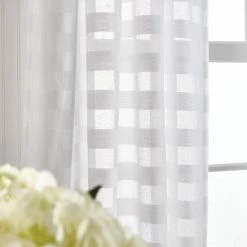 Best Sale 🎁 Martha Stewart Sandy Sheer Poletop Curtain Panel Pair White ✨ -Martha Stewart Sales unnamed file 1312