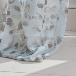 Buy 🛒 Martha Stewart Annabelle Floral Sheer Rod Pocket Single Curtain Panel Linen 🧨 -Martha Stewart Sales unnamed file 1334