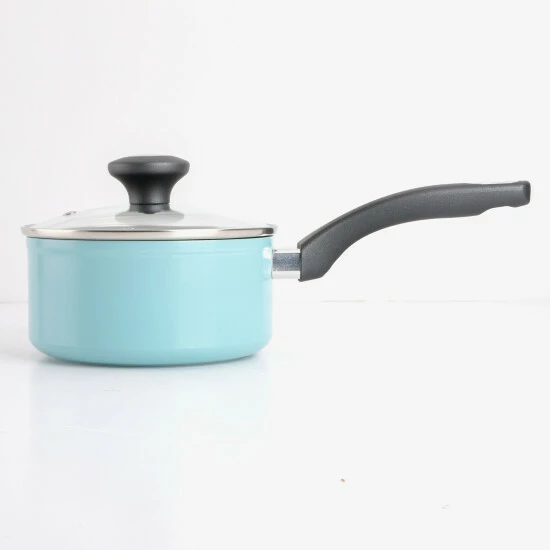 Hot Sale ⭐ Martha Stewart Everyday Bowcroft 1.6 Quart Aluminum Saucepan With Lid Grey 🤩 2 Hot Sale ⭐ Martha Stewart Everyday Bowcroft 1.6 Quart Aluminum Saucepan With Lid Grey 🤩 - Image 2