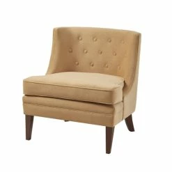 Budget 🎁 Martha Stewart Halleck Gold Accent Chair 🧨 -Martha Stewart Sales unnamed file 136