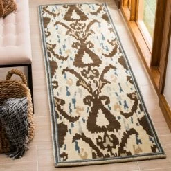 Cheapest 🌟 Martha Stewart By SAFAVIEH Ikat Pendant Wool Rug ✨ -Martha Stewart Sales unnamed file 1375