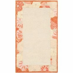 Deals 🛒 Martha Stewart By SAFAVIEH Poppy Border Wool/ Viscose Rug Cornucopia Beige 🔥 -Martha Stewart Sales unnamed file 1438