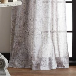 Promo ❤️ Martha Stewart Vega Poletop Curtain Panel Pair Grey 🌟 -Martha Stewart Sales unnamed file 1444