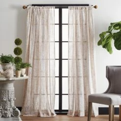 Promo ❤️ Martha Stewart Vega Poletop Curtain Panel Pair Grey 🌟 -Martha Stewart Sales unnamed file 1447