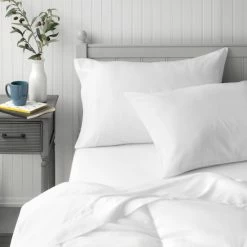 Brand new 👏 Martha Stewart Everyday Cotton Sateen Solid Sheet Set Grey ⭐