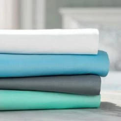 Brand new 👏 Martha Stewart Everyday Cotton Sateen Solid Sheet Set Grey ⭐ -Martha Stewart Sales unnamed file 1465