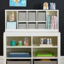 Budget 😍 Martha Stewart Crafting Kids' Double Open Storage White 😀 -Martha Stewart Sales unnamed file 1490