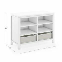 Budget 😍 Martha Stewart Crafting Kids' Double Open Storage White 😀 -Martha Stewart Sales unnamed file 1491