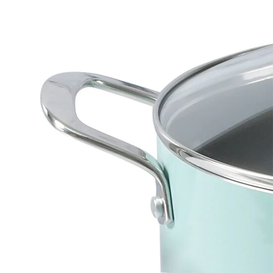 Deals ✨ Martha Stewart 10 Piece Aluminum Enamel Cookware Set In Mint 🔥 2 Deals ✨ Martha Stewart 10 Piece Aluminum Enamel Cookware Set In Mint 🔥 - Image 2