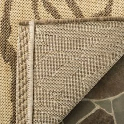 Hot Sale 🔔 Martha Stewart By SAFAVIEH Layered Faux Bois Indoor/ Outdoor Waterproof Rug Coffee/sand 😀 -Martha Stewart Sales unnamed file 1531