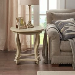 Discount 🔔 Martha Stewart Elmcrest Natural End Table 🔥
