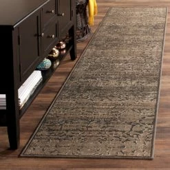 Cheap 💯 Martha Stewart By SAFAVIEH Heritage Bloom Viscose/ Chenille Rug Soft Anthracite/camel ✨ -Martha Stewart Sales unnamed file 154