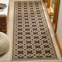 New ⭐ Martha Stewart By SAFAVIEH Ceca Indoor/ Outdoor Waterproof Rug Brown/cream 🧨 -Martha Stewart Sales unnamed file 1542