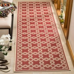 New ⭐ Martha Stewart By SAFAVIEH Ceca Indoor/ Outdoor Waterproof Rug Brown/cream 🧨 -Martha Stewart Sales unnamed file 1545