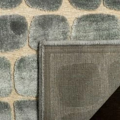 Buy ✔️ Martha Stewart By SAFAVIEH Jelly Abstract Viscose Rug Grey/cream 🌟 -Martha Stewart Sales unnamed file 1564