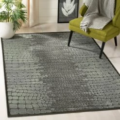 Buy ✔️ Martha Stewart By SAFAVIEH Jelly Abstract Viscose Rug Grey/cream 🌟 -Martha Stewart Sales unnamed file 1565
