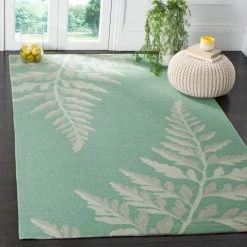 Buy 🌟 Martha Stewart By SAFAVIEH Hand-hooked Ferns Rug Cornbread 😉