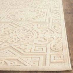 Outlet 🔔 Martha Stewart By SAFAVIEH Handmade Wayfarer Viscose Rug Cream 🎉 -Martha Stewart Sales unnamed file 1640