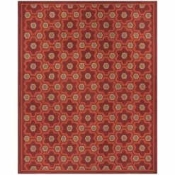 Flash Sale 🧨 Martha Stewart By SAFAVIEH Puzzle Geometric Wool Rug Fig ⭐ -Martha Stewart Sales unnamed file 1664