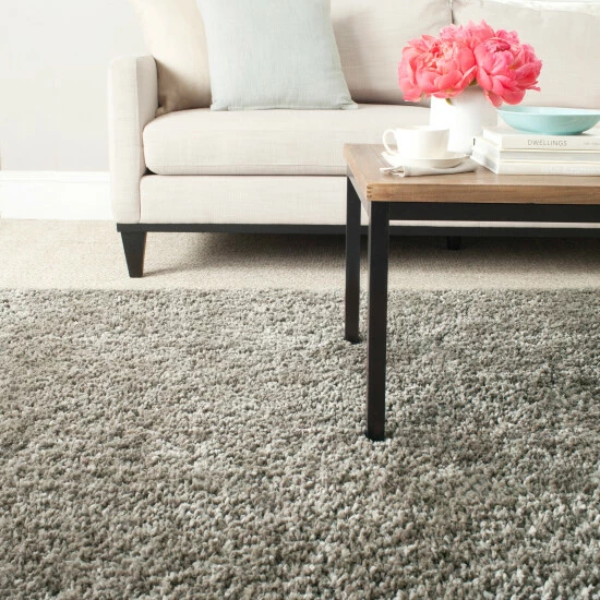 Promo 🔥 Martha Stewart By SAFAVIEH Polyester Shag Rug Grey ⭐ 2 Promo 🔥 Martha Stewart By SAFAVIEH Polyester Shag Rug Grey ⭐ - Image 2