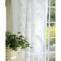 Wholesale 🤩 Martha Stewart Bellefield Floral Sheer Rod Pocket Curtain Panel Pair Aqua ❤️ -Martha Stewart Sales unnamed file 1754