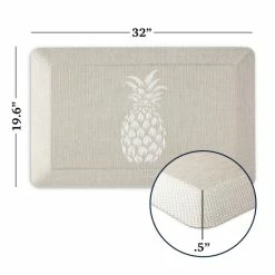 Outlet 💯 Martha Stewart Aloha Air Mat Kitchen Mat - 19.6"x32" Coffee ⌛ -Martha Stewart Sales unnamed file 1877
