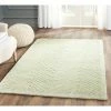 Outlet 🌟 Martha Stewart By SAFAVIEH Chevron Leaves Wool/ Viscose Area Rug Milk Pail Green 😍