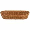 Best Sale 🔥 Martha Stewart Rattan Woven 12.5in X 6in Oval Bread Basket In Brown 🛒