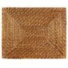 Best Pirce 🔔 Martha Stewart 16 Inch Rattan Woven Rectangular Placemat In Brown 🎁
