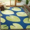 Budget 😍 Martha Stewart By SAFAVIEH Hand-hooked Lily Pad Rug Azurite ⭐
