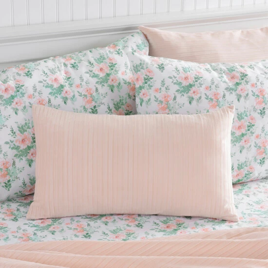 Discount ๐ Martha Stewart Natalie Crinkle Velvet Decorative Pillow Blush ๐ 1 Discount ๐ Martha Stewart Natalie Crinkle Velvet Decorative Pillow Blush ๐