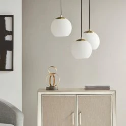 Flash Sale 😉 Martha Stewart Leroy 3-Light Gold Pendant Chandelier 🎉
