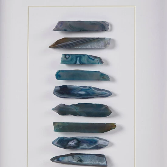 Cheap โจ Cerulean Stones Real Natural Agate Framed Shadowbox Blue By Martha Stewart ๐ 5 Cheap โจ Cerulean Stones Real Natural Agate Framed Shadowbox Blue By Martha Stewart ๐ - Image 5