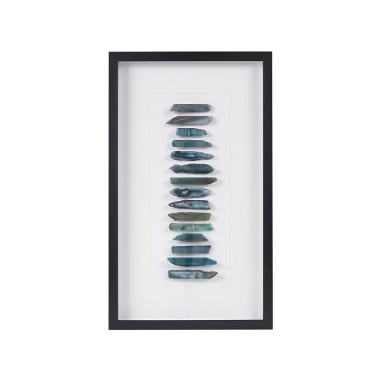 Cheap โจ Cerulean Stones Real Natural Agate Framed Shadowbox Blue By Martha Stewart ๐ 6 Cheap โจ Cerulean Stones Real Natural Agate Framed Shadowbox Blue By Martha Stewart ๐ - Image 6