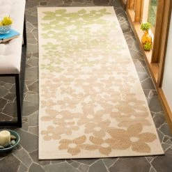 New 🔔 Martha Stewart By SAFAVIEH Field Flowers Indoor/ Outdoor Waterproof Rug Beige/brown 🥰 -Martha Stewart Sales unnamed file 2029