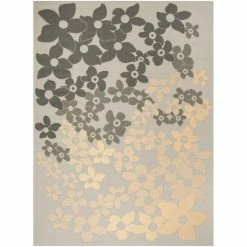 New 🔔 Martha Stewart By SAFAVIEH Field Flowers Indoor/ Outdoor Waterproof Rug Beige/brown 🥰 -Martha Stewart Sales unnamed file 2031