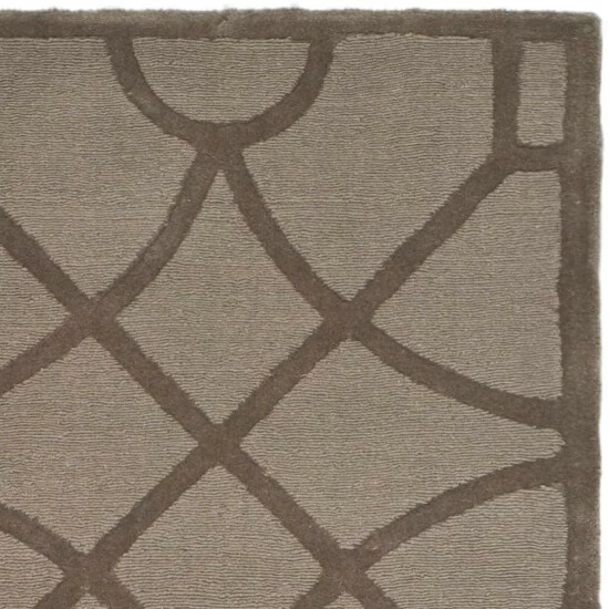 Best Pirce π₯ Martha Stewart By SAFAVIEH Fretwork Wool Rug Gravel π 7 Best Pirce π₯ Martha Stewart By SAFAVIEH Fretwork Wool Rug Gravel π - Image 7