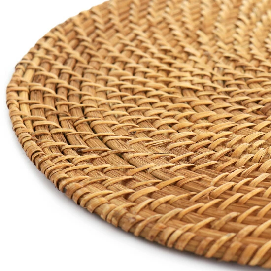 New 🥰 Martha Stewart 14 Inch Rattan Woven Placemat ⭐ 2 New 🥰 Martha Stewart 14 Inch Rattan Woven Placemat ⭐ - Image 2
