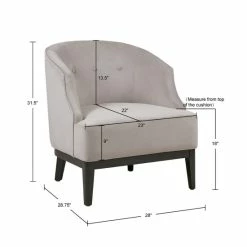 Best Pirce 🤩 Martha Stewart Samba Taupe Accent Chair ✔️ -Martha Stewart Sales unnamed file 2137